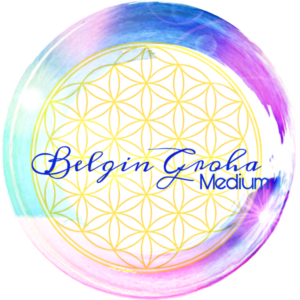 Logo Bunt mit der Blume des Lebens Medium Belgin Groha